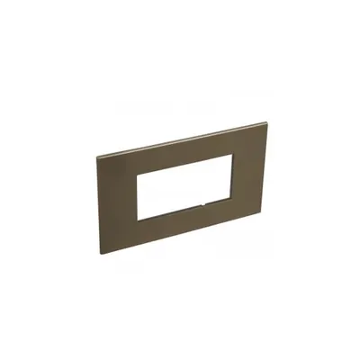 Italian / US standard Placa Arteor versiune patrata 4 module - dark bronze