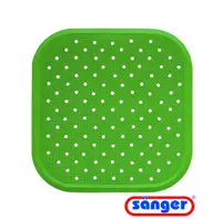 Covoras dus din cauciuc natural antiderapant 56x56 cm verde