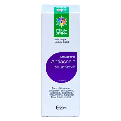 Ulei antiacneic, 20ml, Steaua Divina