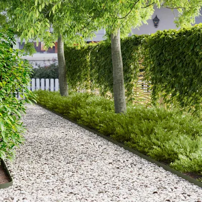 vidaXL Margine pentru gazon 20 buc. 102 x 4 x 4 cm Oțel Verde măsliniu