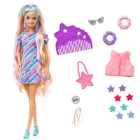 Papusa Barbie cu accesorii Tottaly Hair Star