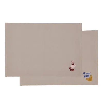 Suporturi pentru farfurii 2 buc. din bumbac 33x48 cm Bistro – Södahl
