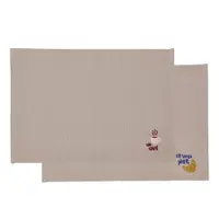 Suporturi pentru farfurii 2 buc. din bumbac 33x48 cm Bistro – Södahl