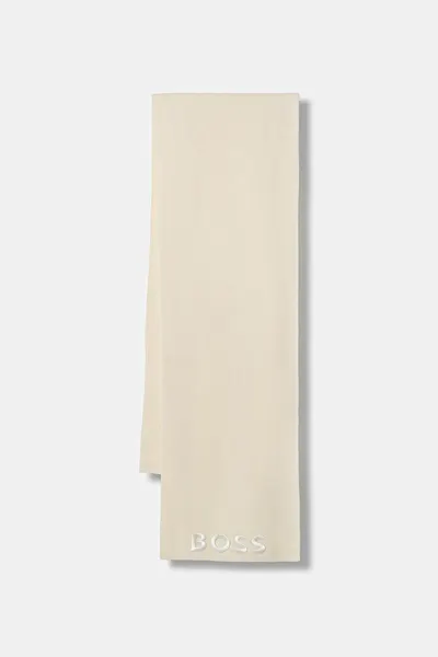 BOSS fular de lână Lara_scarf