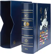 Album pentru monede euro Leuchtturm1917 Vista – Pentru 25 de seturi, 2026