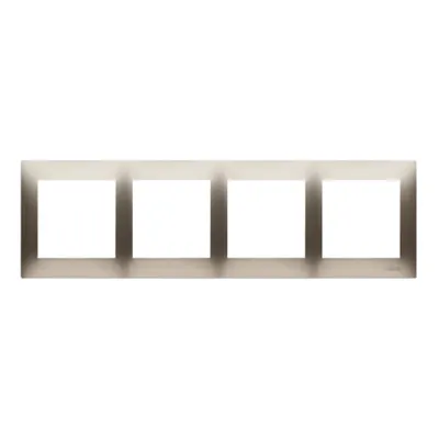 Rama cvadrupla IP20 / IP44; gold mat metalic