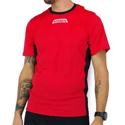 Tricou universal kc5420 cu mânecă scurtă roșu bărbătesc