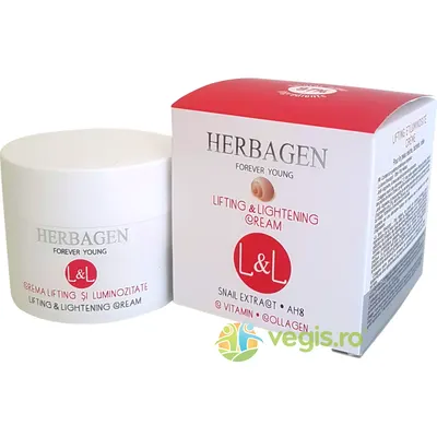Crema pentru Lifting si Luminozitate L&L cu Extract de Melc 50ml