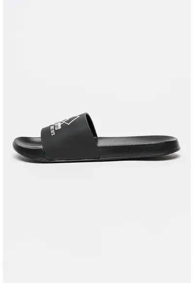 Papuci cu logo Barrow - Negru