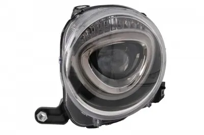 Far fata Stanga (H7 PY24W, electric, cu motor, culoare insert: cromat) potrivit ABARTH 500 595 695, 500C 595C 695C; FIAT 500, 500 C
