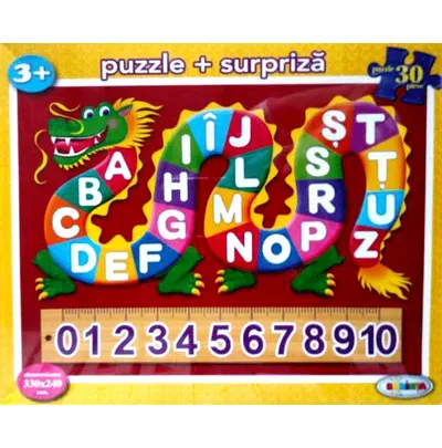 Puzzle 30 de piese - Abc +123