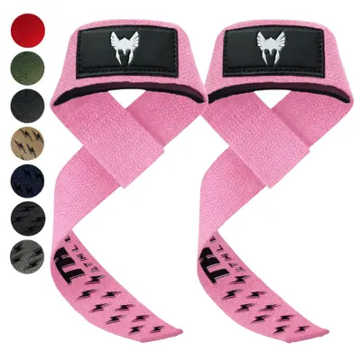 Thor Athletics Chingi de Ridicare - Extra Grip - Îndreptări - Roz