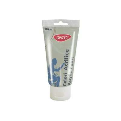 Culoare acrilica, 200ml, Daco, culori metalizate