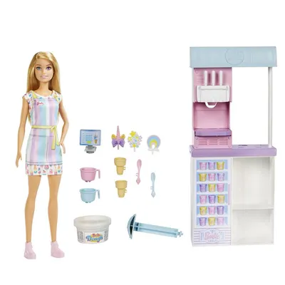 Set cu plastilina Magazinul de inghetata Barbie