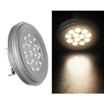 Bec cu LED AR111 G53 G53 G53 G53 12W (≈86w) lumina calda 860lm L 57mm