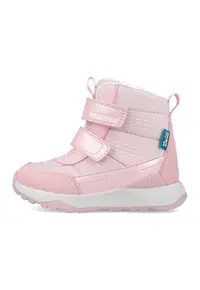 Ghete impermeabile cu velcro - Roz pastel/Roz pal