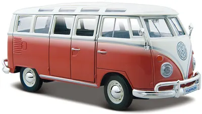 Furgoneta de metal Maisto Special Edition - Volkswagen Van Samba, scara 1:25