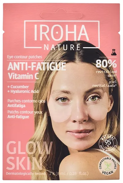 Iroha Nature Plasturi pentru ochi cu vitamina C, 1 pereche
