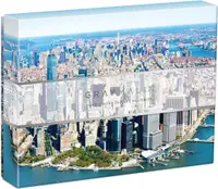 Puzzle cu două fețe Galison din 500 de piese - vedere la New York