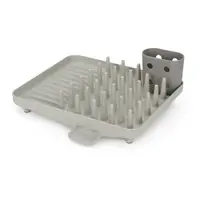 Scurgător de vase gri deschis din plastic 33,5x31,5 cm Duo – Joseph Joseph