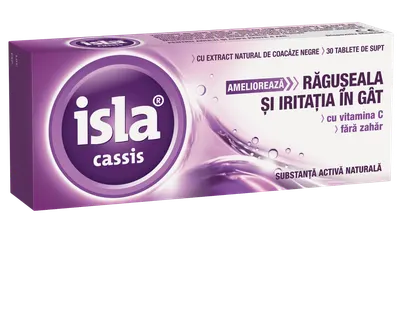 Isla Cassis, 30 tablete de supt, Engelhard Arzneimittel