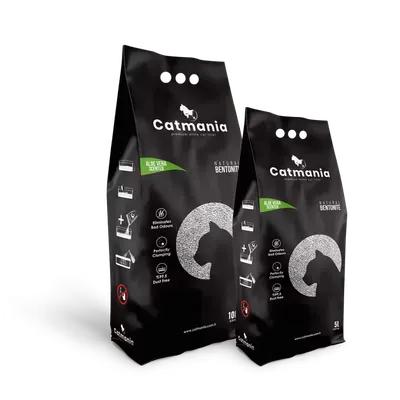 Nisip pentru Litiera Bentonita Catmania, Aloe Vera, 5 L / 4.25 kg