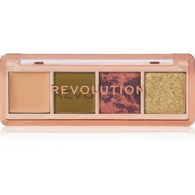 Revolution Icon Edit paletă cu farduri de ochi culoare The Eternal Green Palette 2.8 g