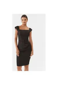 Rochie dama - 303496975 - Poliester - Negru - Negru