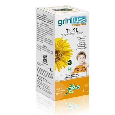 GrinTuss Pediatric sirop de tuse pentru copii, Aboca | 180g