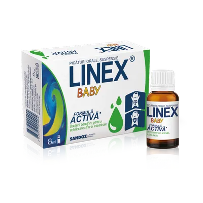 Linex Baby picaturi, 8ml, Sandoz