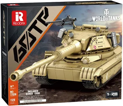 Constructor Reobrix World of Tanks - Twardy, 1:28, 1128 piese