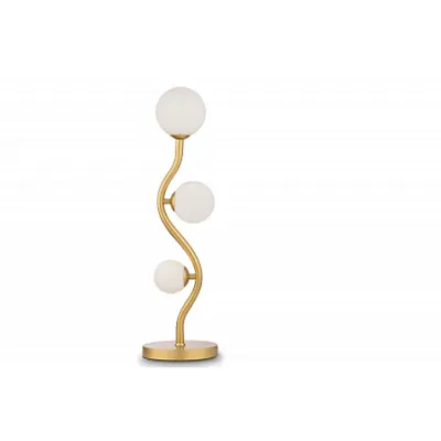 Veioza Uva - H(min) 605mm, H(max) 605mm, ⌀ 180mm , White, 3 X G9 (28W), Metal, Glass, IP20, 2.2kg