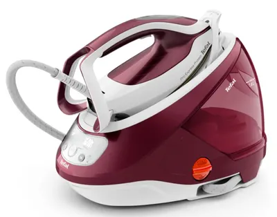 Stație de călcat cu abur Tefal - ProExpress Protect GV9220E0, 2600W, 135 g/min, roşie