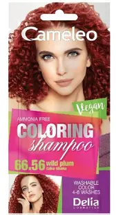 Delia Cameleo Șampon colorant la plic , 66.56 Wild Plum, 40 ml