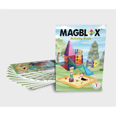 Carte cu activitati pentru seturile magnetice de constructie