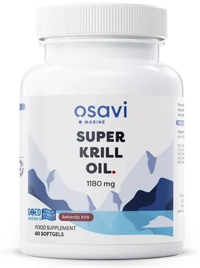 Super Krill Oil, 1180 mg, 60 capsule gel, Osavi