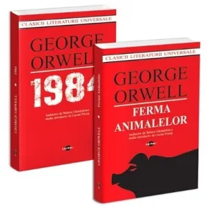 Pachet George Orwell (2 carti): 1. 1984; 2. Ferma animalelor
