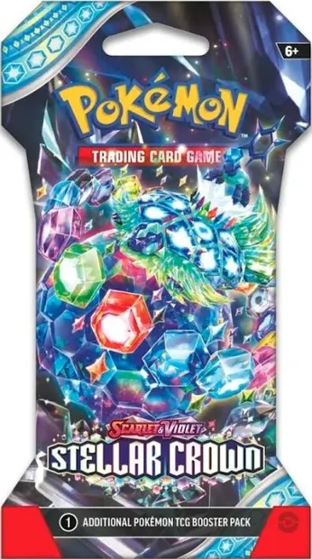 Pokemon TCG - Scarlet & Violet: Stellar Crown 1 Blister Booster Pack