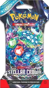 Pokemon TCG - Scarlet & Violet: Stellar Crown 1 Blister Booster Pack