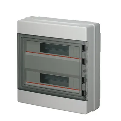 Ec620 Surface Mount. Enclosure 36 Mod. (2x18) Ip65
