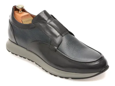 Mocasini LE COLONEL bleumarin, 48969, din piele naturala