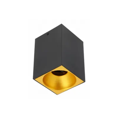 Spot - Ceiling fixture TENSA,alum.,90x90x140,IP20,GU10,square,black