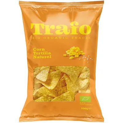 Chipsuri tortilla organice, 200 g, Trafo
