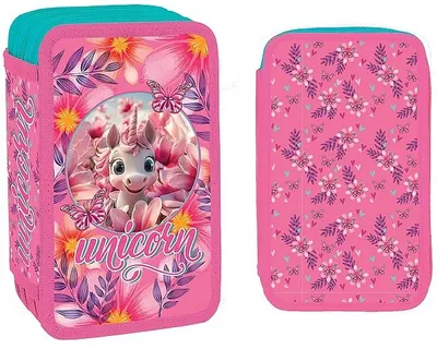 Penar echipat S. Cool YoLLo - Unicorn, 3 fermoare, 38 piese