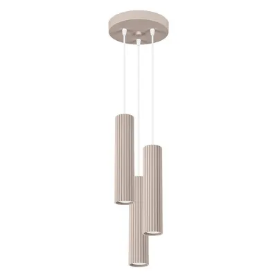 Lustră taupe din metal ø 19,5 cm Gleam – Sollux