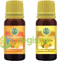 Pachet Ulei Esential de Portocale 10ml + Ulei Esential de Lamaie 10ml