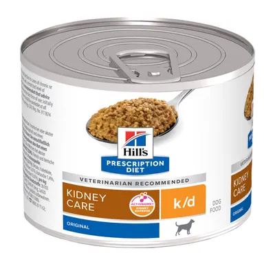 Hrana pentru caini cu insuficienta renala Hill's Prescription Diet Kidney Care K/D, 180 g