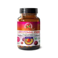 Hypernatura Lipozomal Fier – supliment alimentar imbogatit cu vitamina C, B12 și D-Riboza – 60 cps