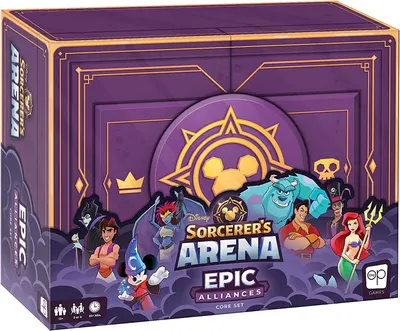 Joc de societate Disney's Sorcerers Arena: Alianțe epice (Core Set) - Pentru familie