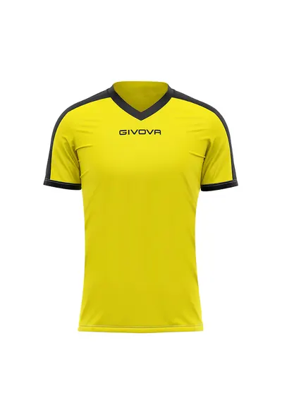Tricou sport Revolution - Negru/Galben